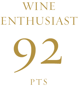 Wine Accolade - 92 points - Wine Enthusiast